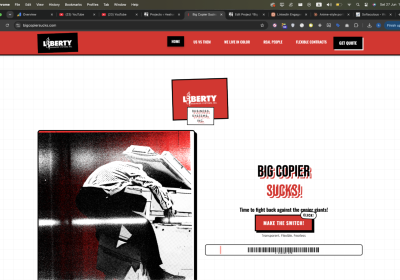 Big Copier Sucks — Liberty Business Systems